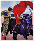 Andale Toro fine art reproduction print by Sally McLean Artist, Australian wildlife art