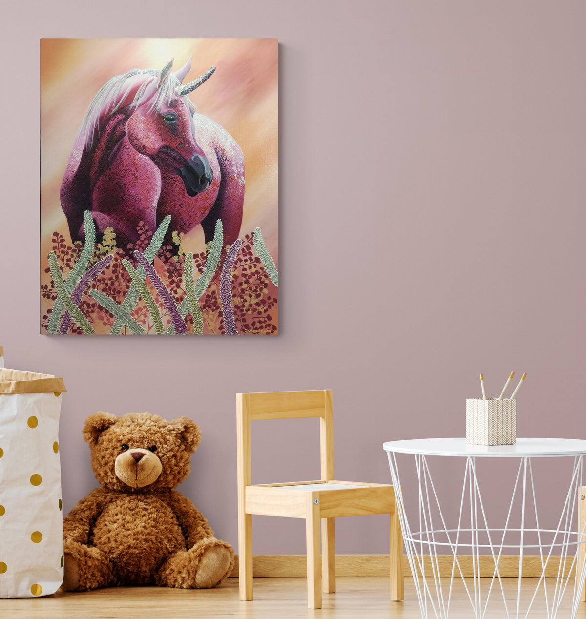 Unicorn Magic | Acrylic Original Artwork | Sally McLean Artist