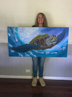 Murtle The Turtle | Acrylic Original Artwork | Australian Wildlife Art