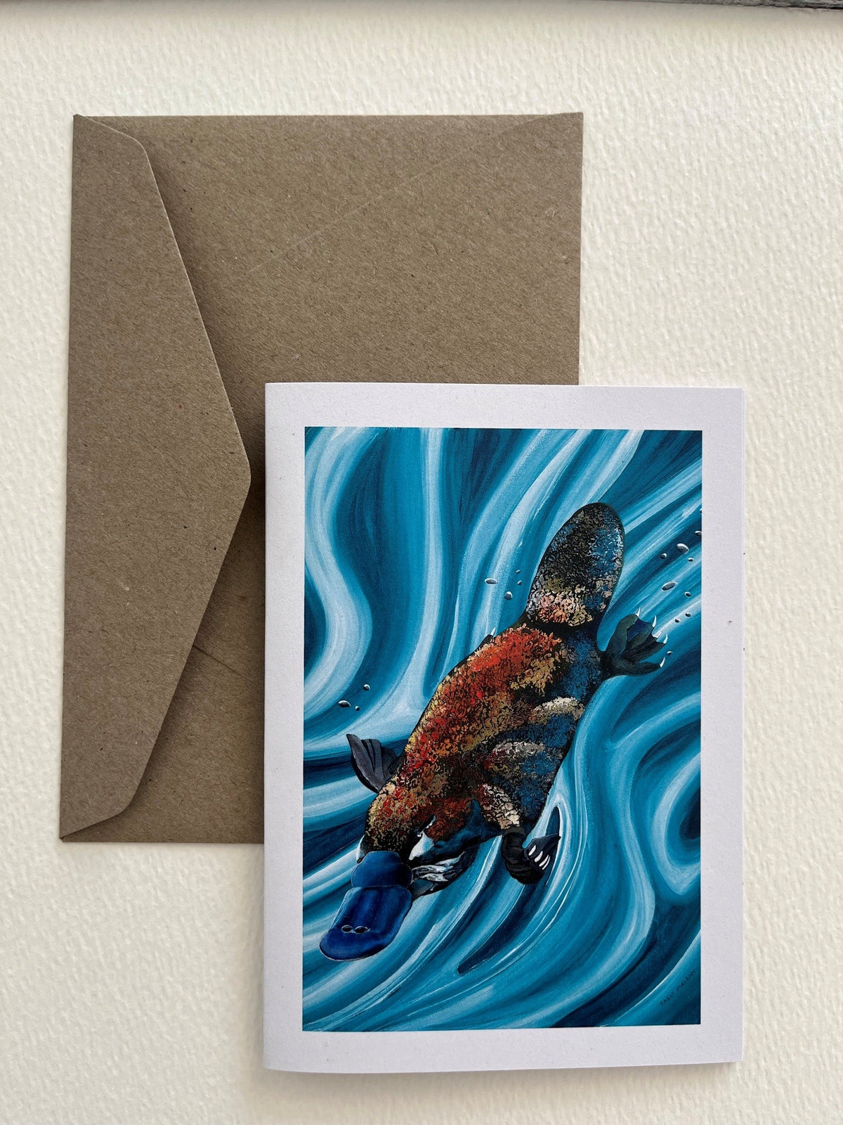 Platypus Creature Of Dreams | Greeting Card | Australian Wildlife