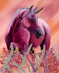 Unicorn Magic acrylic original artwork by Sally McLean Artist, fantasy art for kids