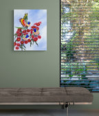 Lorikeets In Blossom | Acrylic Original Artwork | Australian Wildlife Art