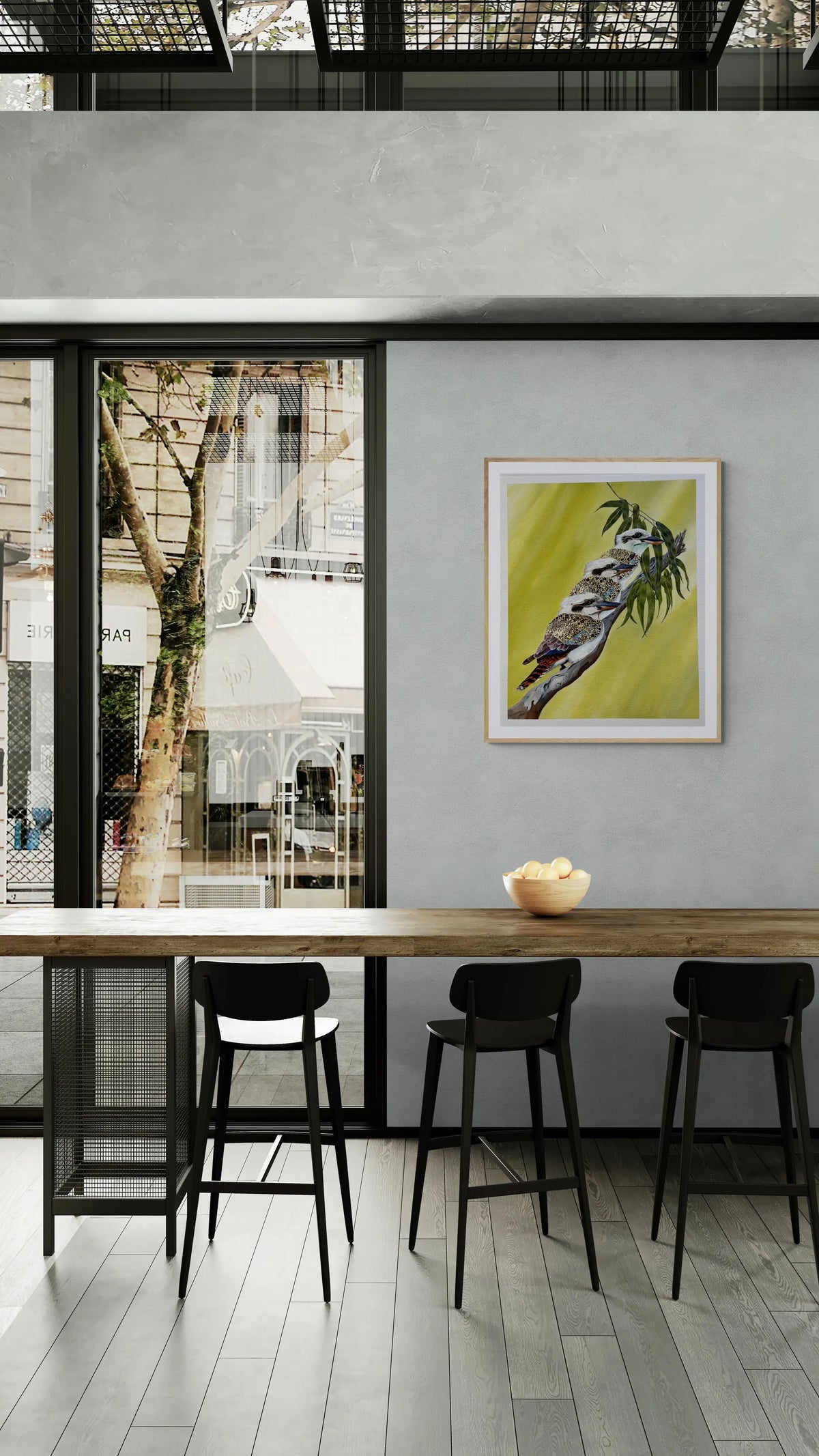 Kookaburra Trio | Fine Art Reproduction | Multiple Sizes | Sally McLean Artist