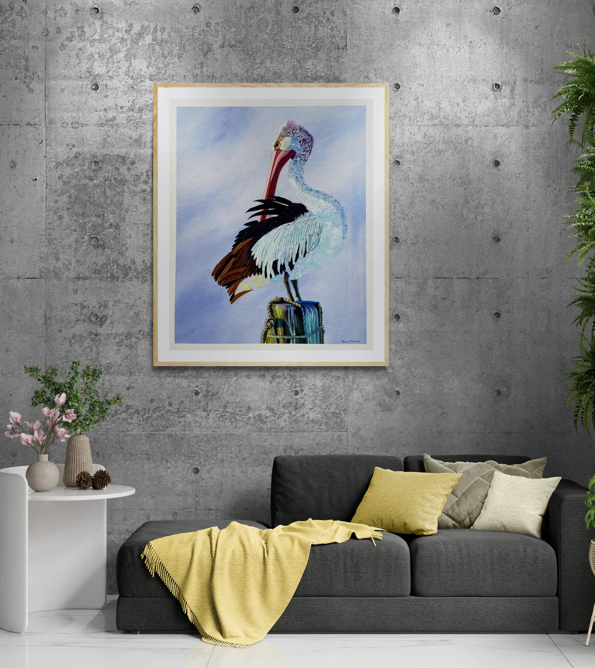Pelican Pete | Fine Art Reproduction | Multiple Sizes | Sally McLean Artist