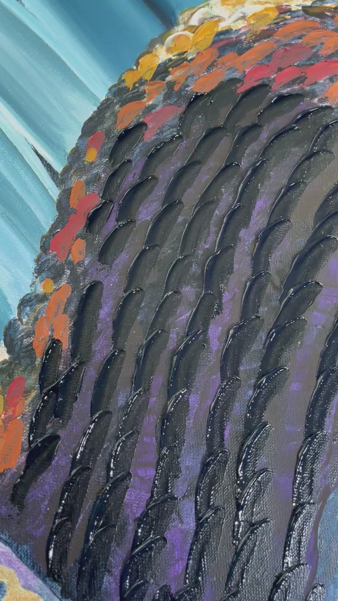 Black Magic | Acrylic Original Artwork | Sally McLean Artist